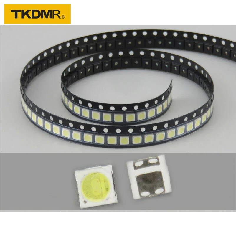 TKDMR Lextar 100 шт 3В 350мА 3030 SMD лампы бусины для LED TV подсветка полосы бар ремонт ТВ