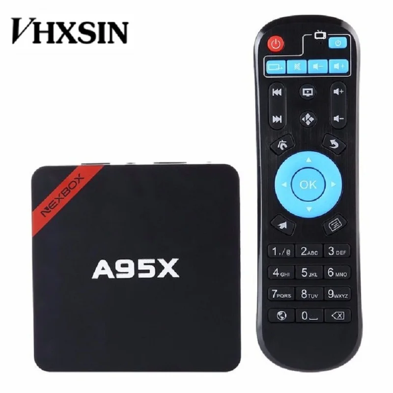 Vhxsin 10 шт./лот A95X Android 7 1 ТВ Box Amlogic S905W ГБ 8 Smart tv HD 2 0 4 K x | Электроника