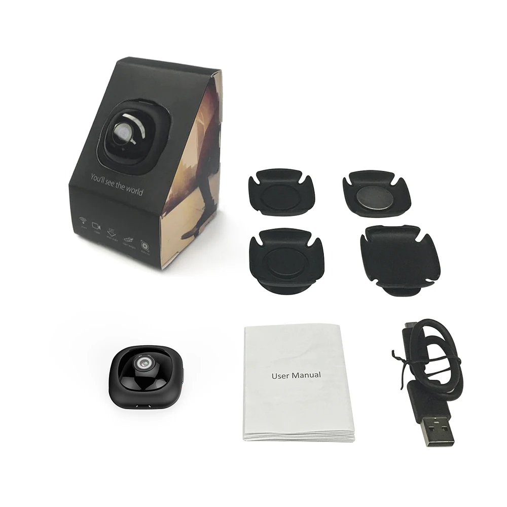 Andoer G1 карманная супер мини камера портативная Full HD 8MP 120 градусов широкоугольный