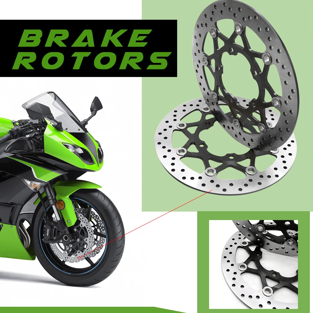 

CNC Motorcycle Front Floating Brake Disc Rotor For SUZUKI GSXR750 GSXR600 GSXR 600 GSXR 750 2006-2010 GSXR1000 K5 2006-2007