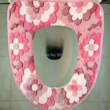 Склеивание цветы с камнями-зимний подогреватель сиденья для унитаза утолщенное ковровое покрытие мягкий и удобный детский горшок пальто чехол