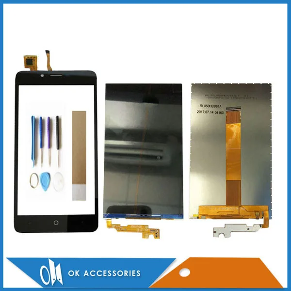 

For LEAGOO KIICAA POWER Seperate Touch Screen Digitizer And Lcd Display Black Color With Tools Tape