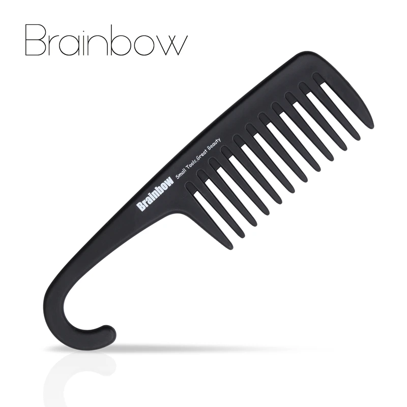 1 шт. пластиковая расческа для волос с вешалкой|wide tooth comb|large wide combtooth comb |