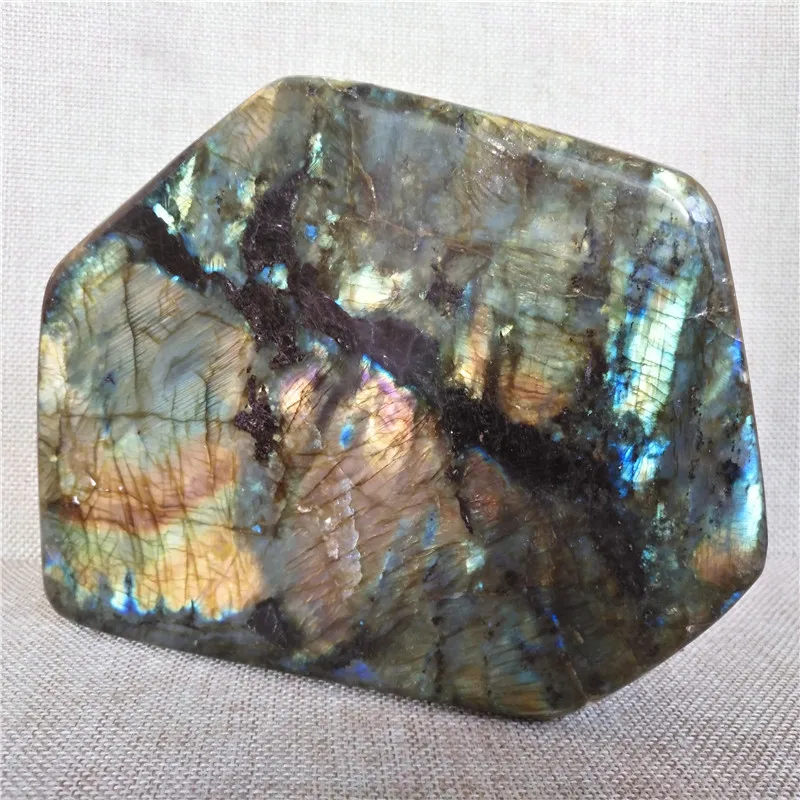 

2420g natural labradorite quartz crystal specimen