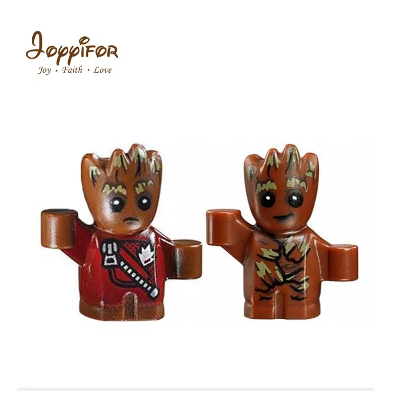 

Joyyifor Cute Super Hero Guardians of the Galaxy Tree man Groot Minifigure Compatible LegoINGlys Toys for Children Kids Gift