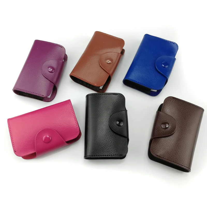Cow Split Leather Card Holder for Men Credit Card Holder Fashion Card Bag Travel Wallet Case for Bank Card Women Cardholder (20)