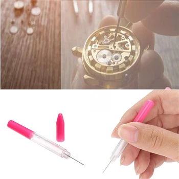 

3Pcs/Set Oil Pin Pen Lubricant Precision Oiler Pen Pin Watch Clock Sewing Repair Tool Kit Mini Lubricant Oil Pen Needle