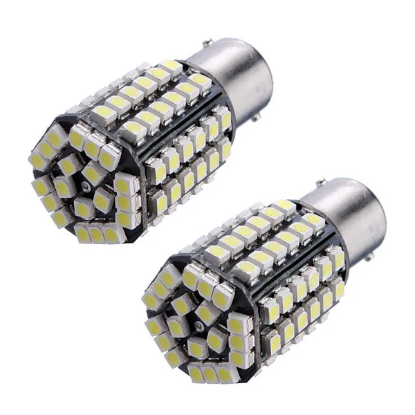 TOYL 2 X Car 1156 382 BA15S P21W 80 SMD СВЕТОДИОДНЫЙ ксеноновый белый задний тормозной сигнальный светильник