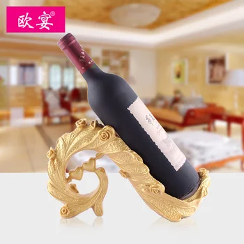 

European wine rack cabinet decor Wine iron frame TV cabinet Home Furnishing modern living room decoration