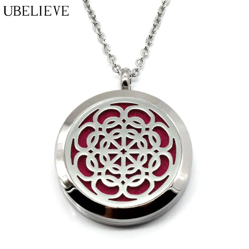 High Quality Diffuser Locket For Aromatherapy 30MM Silver Round