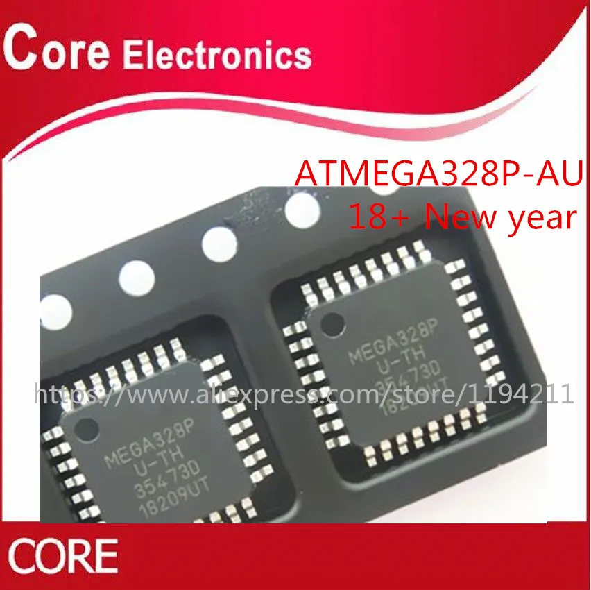 ATMEGA328P AU ATMEGA328 QFP 32 100 шт./лот Новинка|Интегральные схемы| |