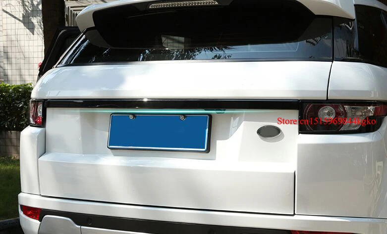 Для Land Rover Range Rover Evoque Черная задняя дверь багажника Крышка отделка 2012- 1 шт