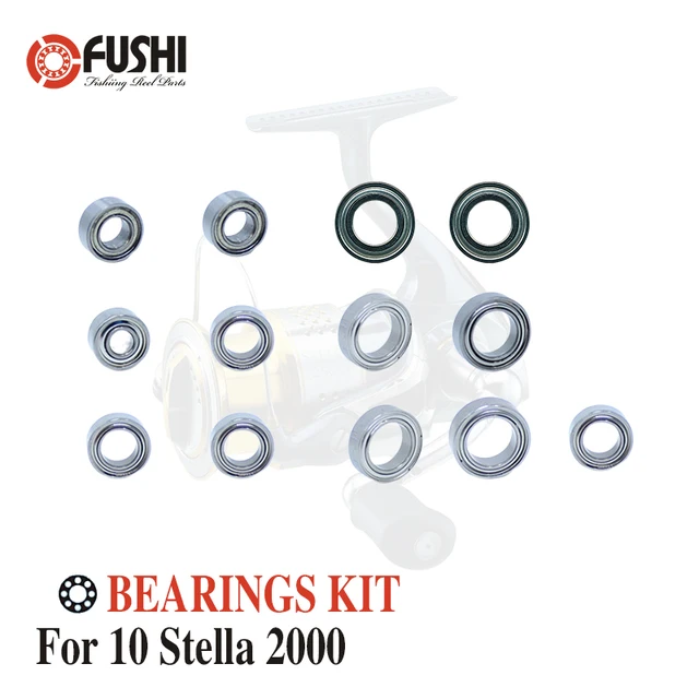 Special Price Fishing Reel Stainless Steel Ball Bearings Kit For Shimano 10 Stella 2000 / 02428 Spinning reels Bearing Kits Special Price Fishing Reel Stainless Steel Ball Bearings Kit For Shimano 10 Stella 2000 / 02428 Spinning reels Bearing Kits