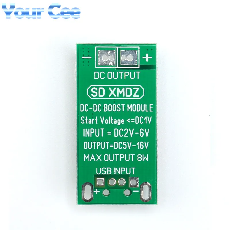 5 шт. 8 Вт USB вход DC-DC 5 В до 12 в конвертер Повышающий Модуль питания Повышающий Модуль новинка
