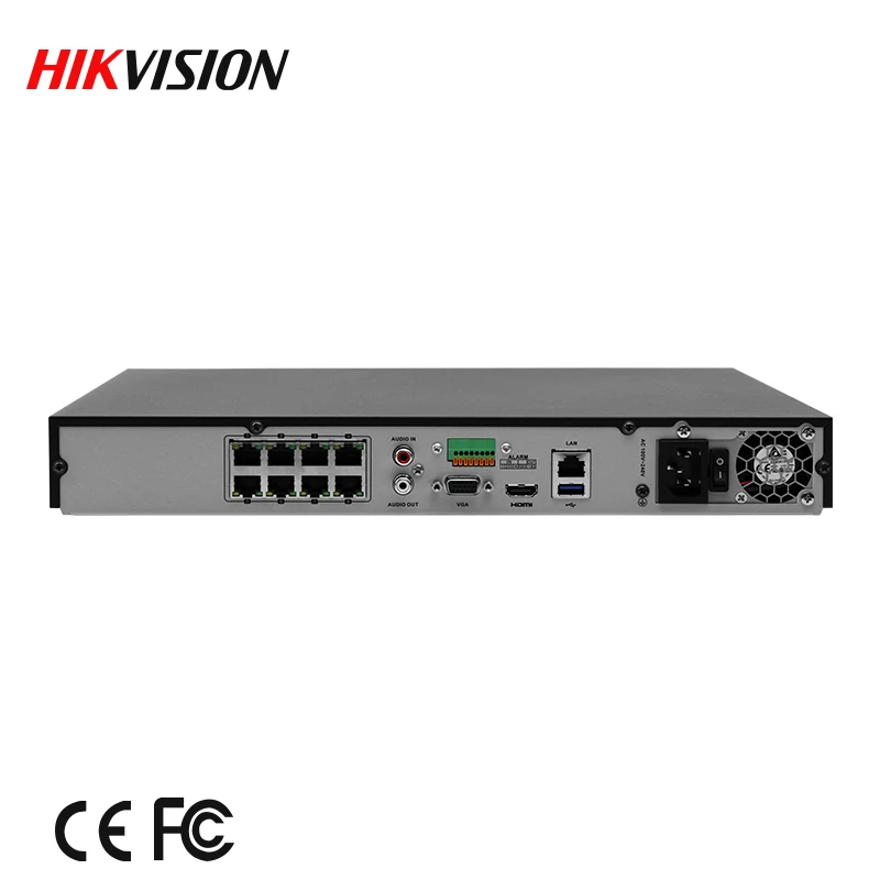 hikvision DS-7608NI-I2/8 P английская версия 8ch NVR 8POE порты с 2SATA до 12 мегапикселей разрешение записи