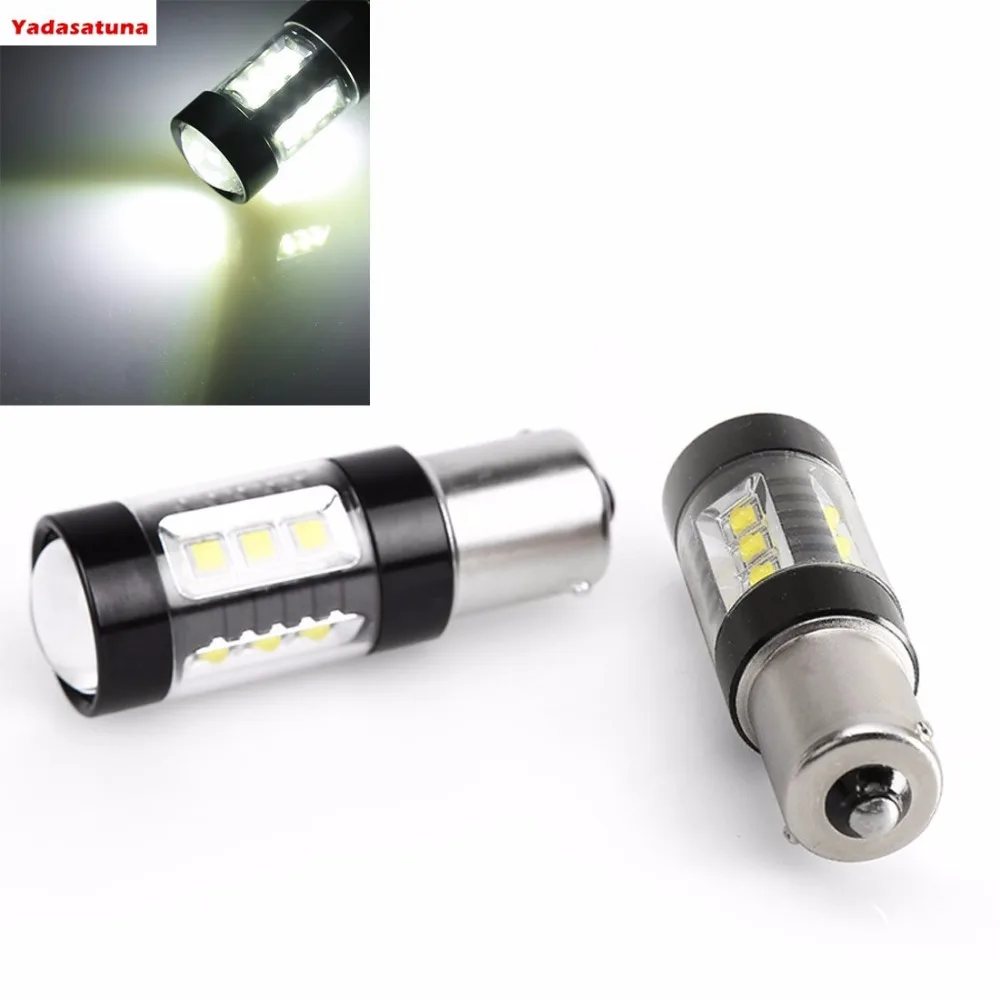 2X 1156 BA15S 80W Cree Chips светодиодный Auto Ampoule для огня Авто заглушка/Recul/Clignotant P21W гоночная