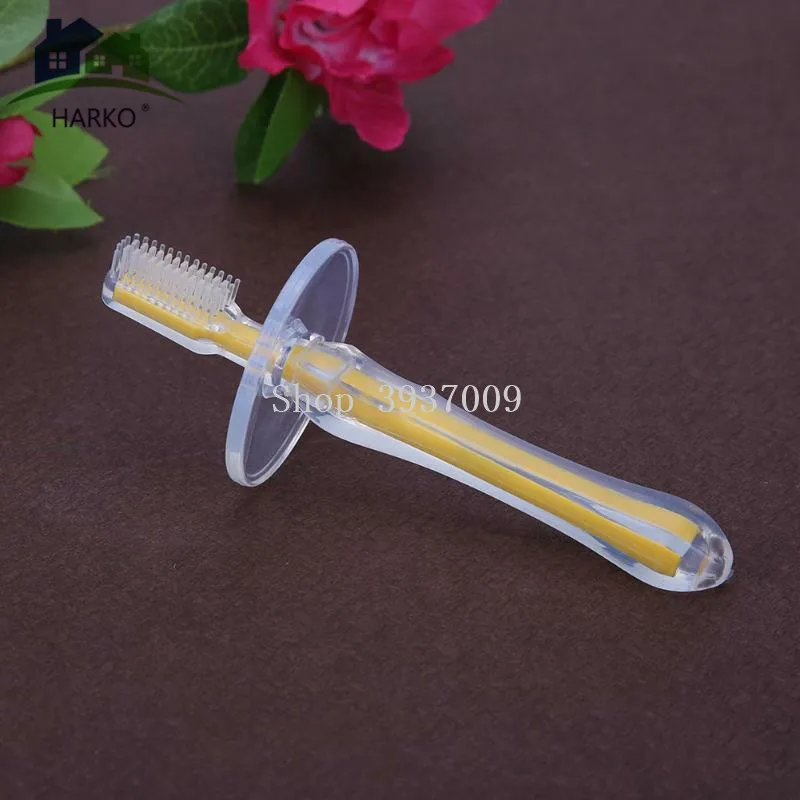 1PC Kids Soft Silicone Training Toothbrush Baby Children Dental Oral Care Tooth Brush Tool Baby Kids Teething Teether