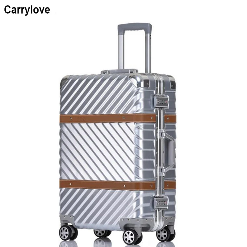 Carrylove 2" 24" 2" 29" алюминиевая рама прокатный багаж чемодан для путешествия жесткая Дорожная сумка на колесах