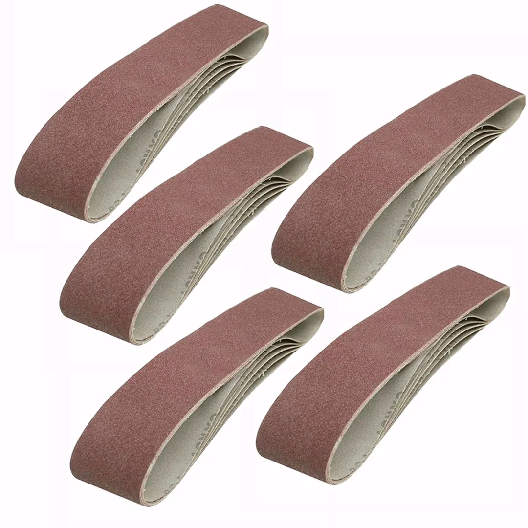 1set 5 Pack New Sanding Belts 915mm*100mm 80 Grit Compatible with Draper Belt Sander