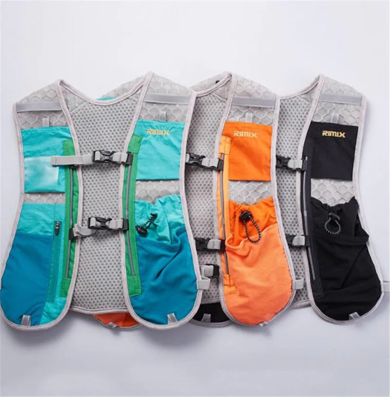 Men Women 2L Marathon Backpack Trail Running Lightweight Running Bag Fitness Hydration Vest Pack Outdoor Sport Hiking Pack