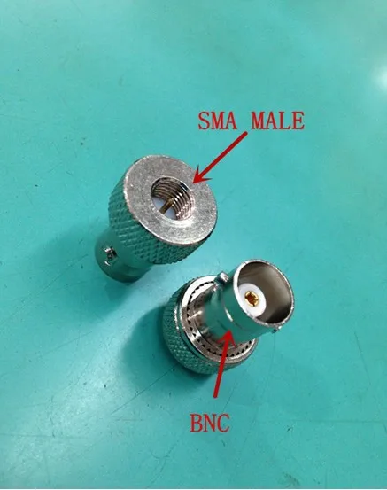2x SMA штекер BNC Женский адаптер для рации