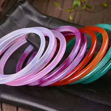 Koraba ювелирные изделия и натуральных материалов красочный браслет с халцедоном Мода темперамент драгоценный камень девушка аксессуары подарки размер 58 мм