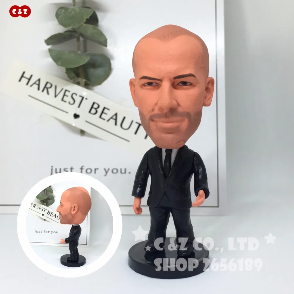 

Soccerwe dolls figurine football stars Zidane suit version Movable joints resin model toy action figure dolls collectible gift
