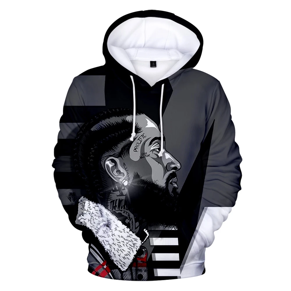 

Hot Selling Rapper Men nipsey hussle Hoodies 3D Men/Women Sweatshirt Hip Hop Hoodie nipsey hussle 3D Hoodies male Casual Tops