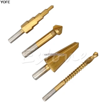 

HSS Contersink Drill/Step Drill/Tapered Cone Drill/Saw Dill 4pcs