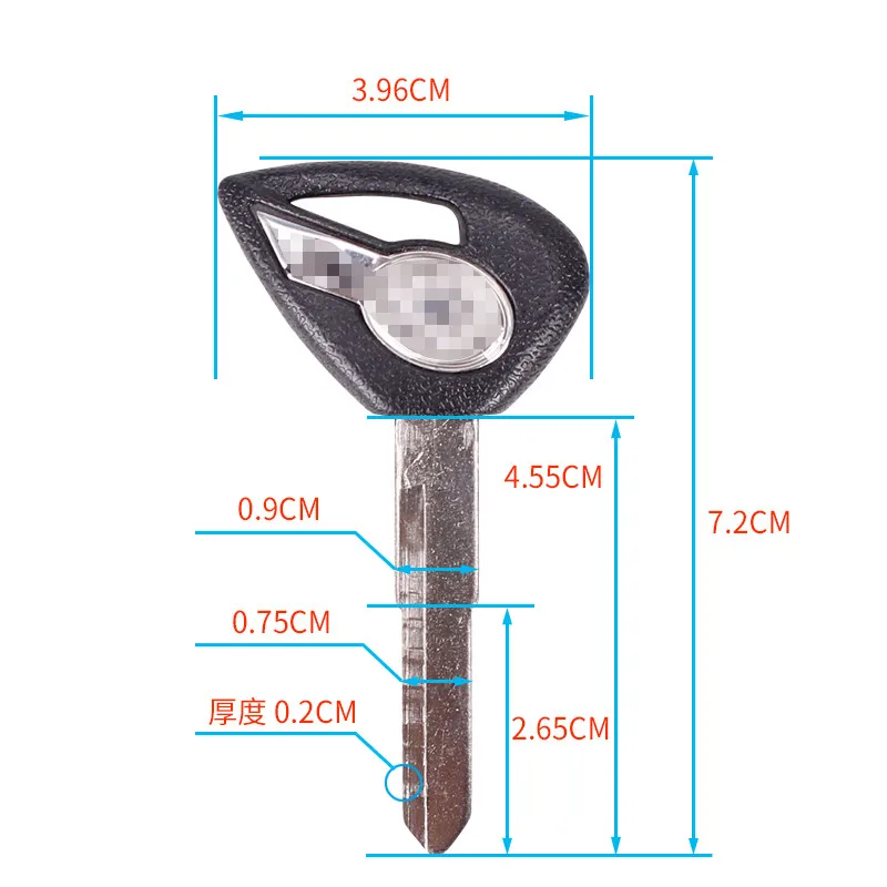 

\ Motorcycle Blank Key Uncut Blade For For YAMAHA Star Dragstar V-Star DS400 DS650 XVS 400 650 1300 950 XV 1900 Star