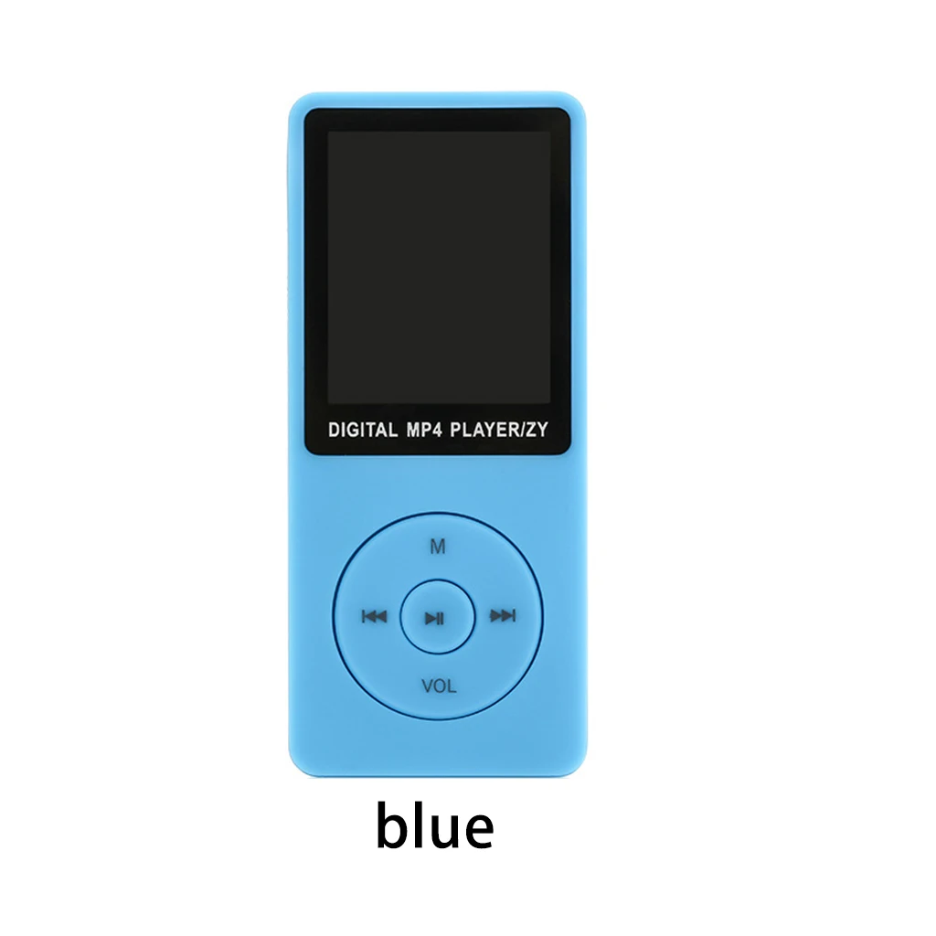 Fashion Portable MP3 MP4 Player 1.8 INCH LCD Screen FM Radio Video Games Movie White/Blue/Black Exquisite Craftsmanship - Цвет: Синий