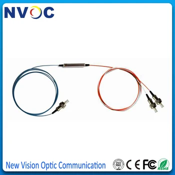 

5Pcs/Lot,1*2 WDM Module 0.9mm1M Fiber FWDM Tx1550nm Rx1310/1490nm Optical Filter With FC/UPC,3port Micro-Optical Multiplexer