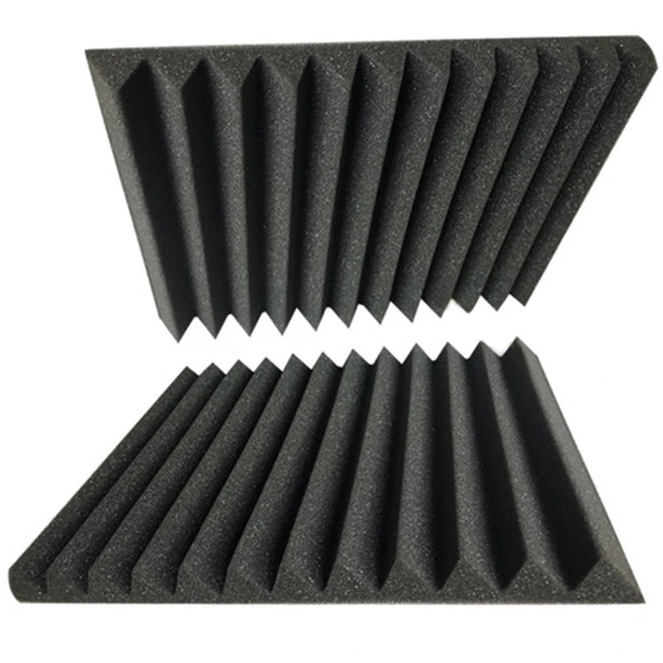 Wedge Acoustic Foam With Adhesive Tape 8 Pcs Soundproof Panels,Silencing Sponge