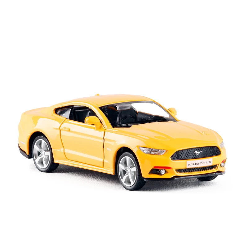 High Simulator RMZ City литье под давлением 1:36 Ford Mustang GT Модель игрушечной машины автомобиль классический вытяжной автомобиль игрушки металлический сплав игрушка для мальчиков подарки - Цвет: 1