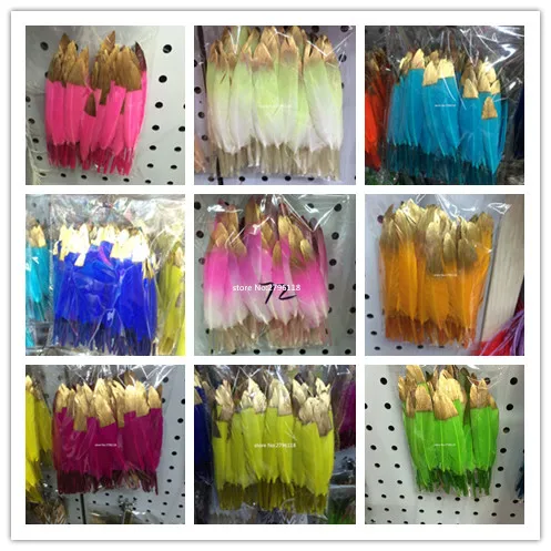 

Новинка 100 шт./лот натуральное красивое украшение из гусиных перьев 4,5-7 дюймов 12-17 см цвета на выбор #65764