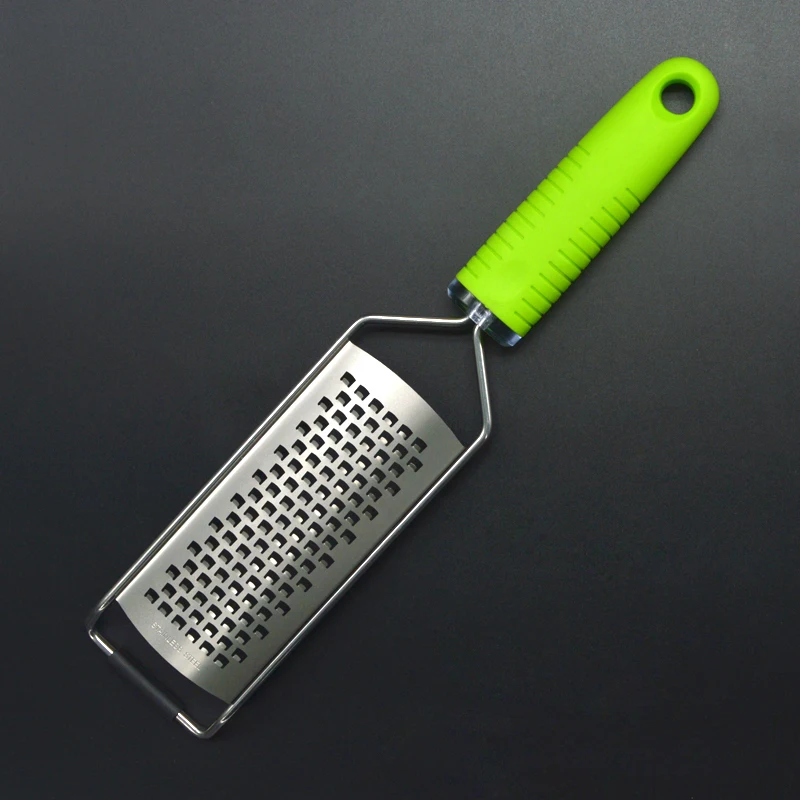 Из нержавеющей стали кухонные овощные терка для сыра микросамолет Терка лимон/терка для сыра с зеленой ручкой TPR