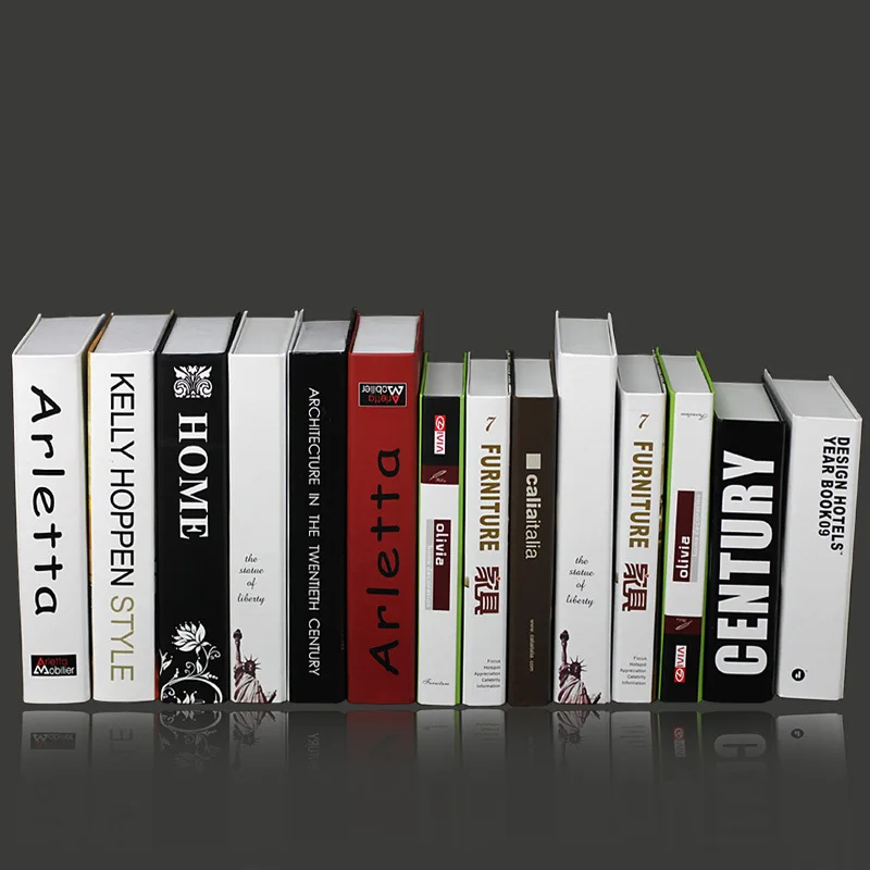 

10PC Mixed batch of photography props book home decoration Book simulation book Fake Book 0313-150