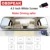 Ultime 4.3 Pollici Dell’automobile DVR del Precipitare Della Macchina Fotografica Più Sicuro Bianco Specchio Retrovisore Full HD 1080 P Dual Lens Con Videocamera vista posteriore Auto registratore