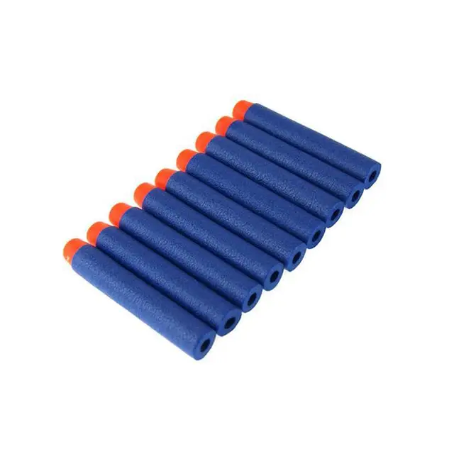 100pcs Soft Hollow Hole Head 7.2cm Refill Darts Toy Gun Bullets for Nerf Series Blasters Xmas Kid Gift hot sale 2