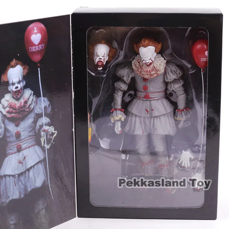 NECA Стивен Кинг это Pennywise ПВХ фигурку Коллекционная модель игрушки