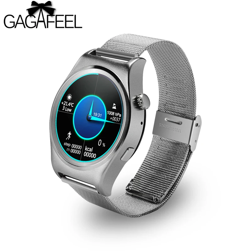 

Gagefeel Screen Multi UI Bluetooth 4.0 Smart Watch With Heart Rate Monitor Fitness Tracker Message Call Reminder for Android iOS