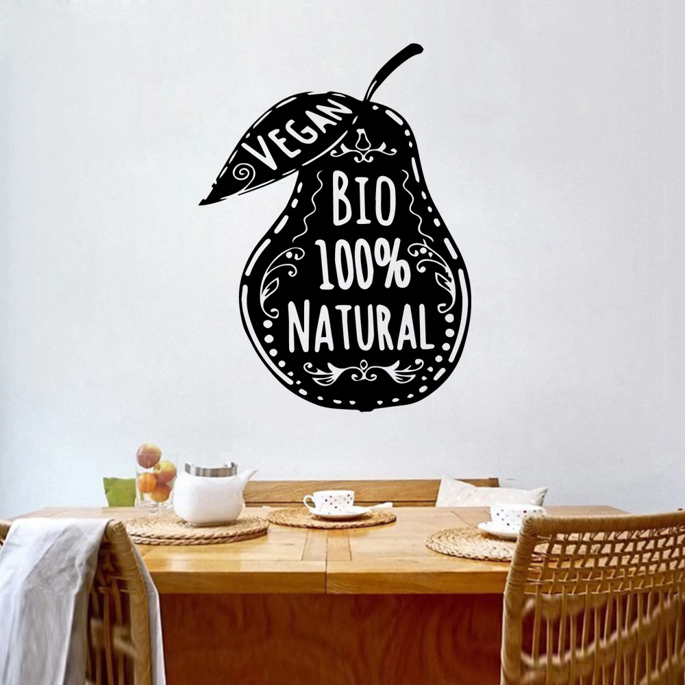 Creative Pear Wall Stickers Personalized Creative vinyl Stickers Room Decoration