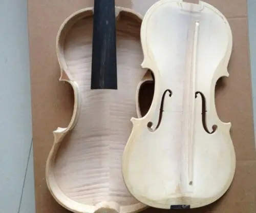 4/4 Violin nice copy "Laurentius Guadagnini"1746 Unvarnished top & back unglue violin
