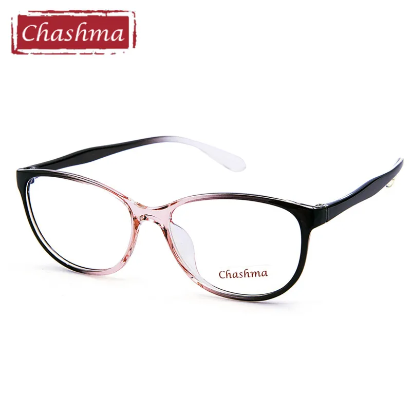 Брендовые легкие очки Chashma TR 90 в стиле кошачий глаз винно красные для
