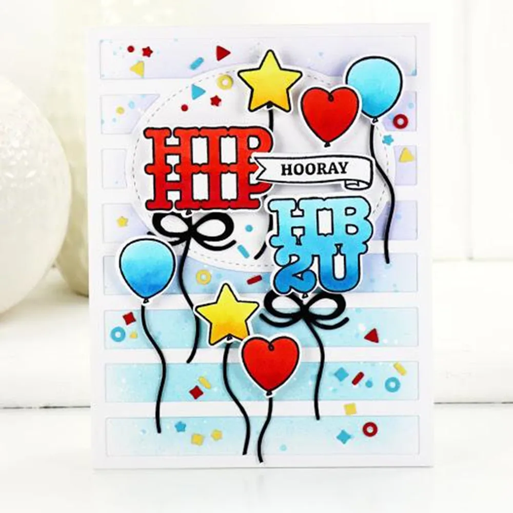 

Birthday number Clear Stamp and Dies for Scrapbooking Card Album Making Stencil Metal Die Cut Dies and Stamps Sets