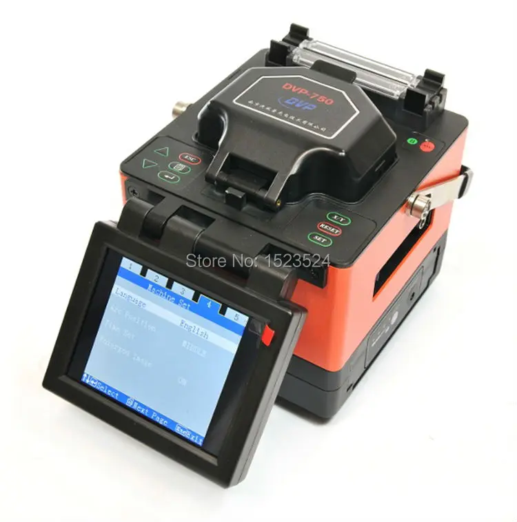 

Free Shipping DVP-750 Multi-language FTTH Fiber Optic Splicing Machine Optical Fusion Splicer