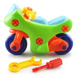 Разборка сборки классический мотоцикл игрушка раннего обучения конструктор игрушечные лошадки хобби для детей Подарки