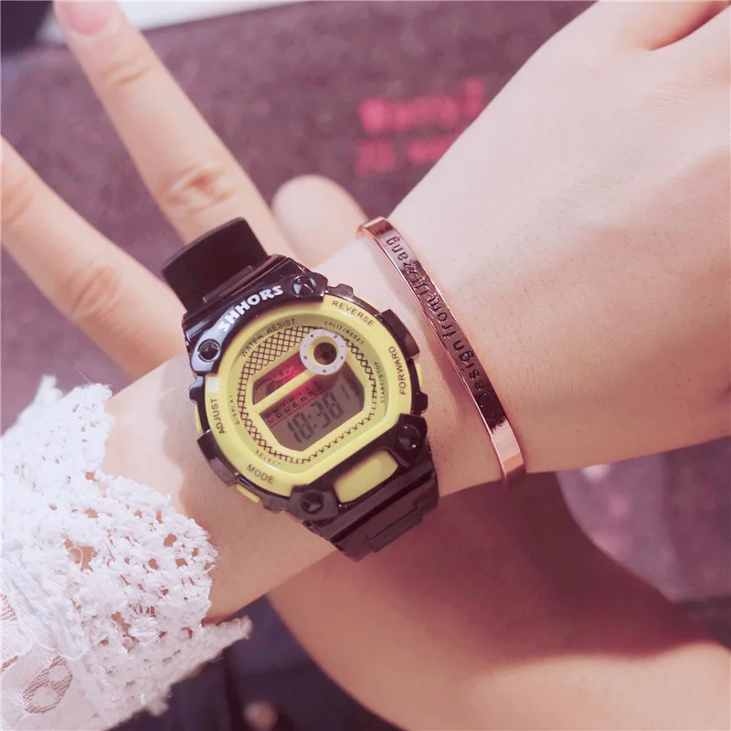 

Fashion Colorful Mens Women Sports Watches LED Digital Date Army Males Ladies Watch Outdoor Electronics Clock Relogio Masculino