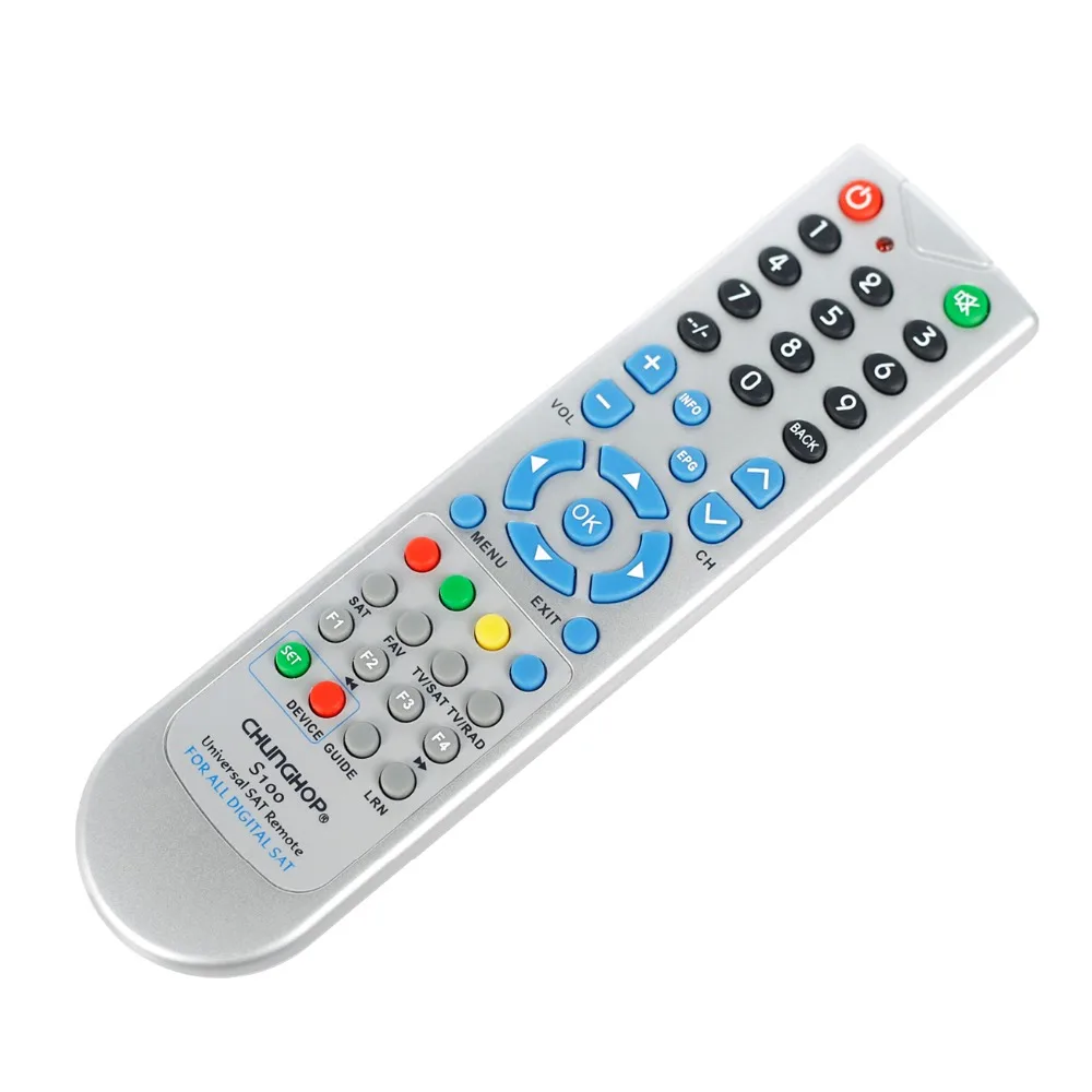 Universal Sat Remote Control For Chunghop S100 All Digital Sat Satellite Receivers Controller Remote Controls Aliexpress