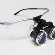 TAO'S Горячая распродажа! Стоматологическое оборудование хирургическое медицинское серебро стеклокерамика 3.0X+ светодиодный головной передняя лампа стоматологические лупы